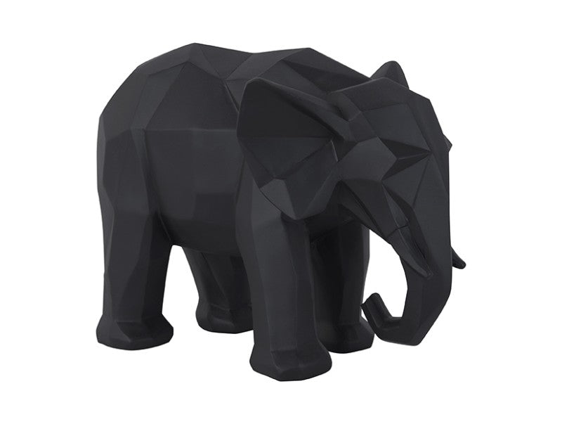 Beeld Origami Olifant Zwart