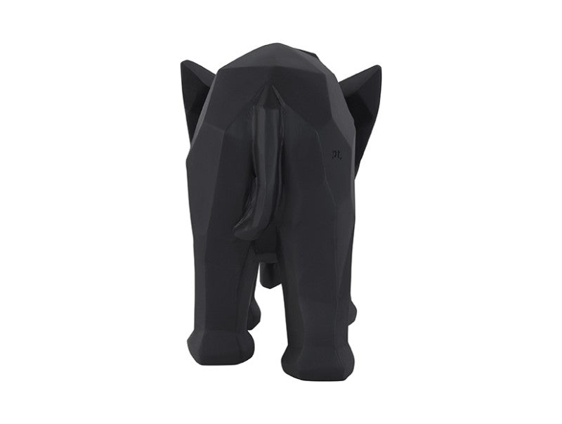 Beeld Origami Olifant Zwart