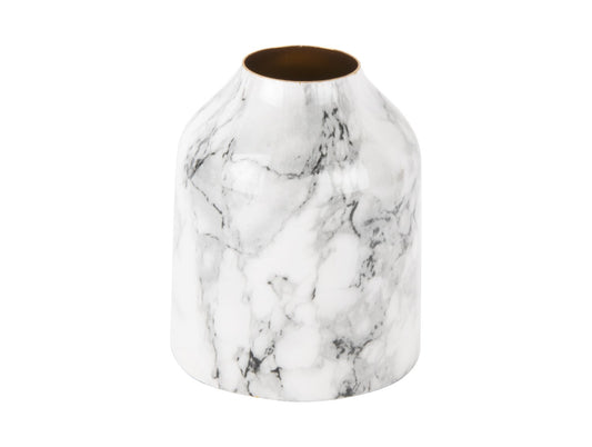 Vase im Marmor-Look, gerade, extra klein