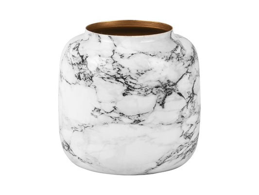 Vase Marmoroptik Kugel groß