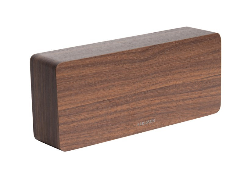 Alarm klok Tube Dark Wood