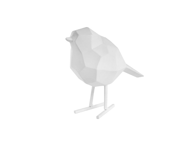 Beeld Witte Origami Vogel