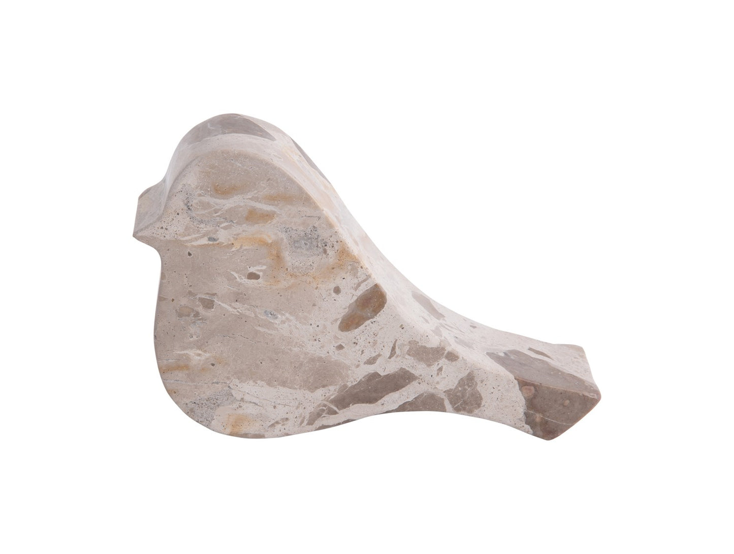 Statue Bird Small Marble Look